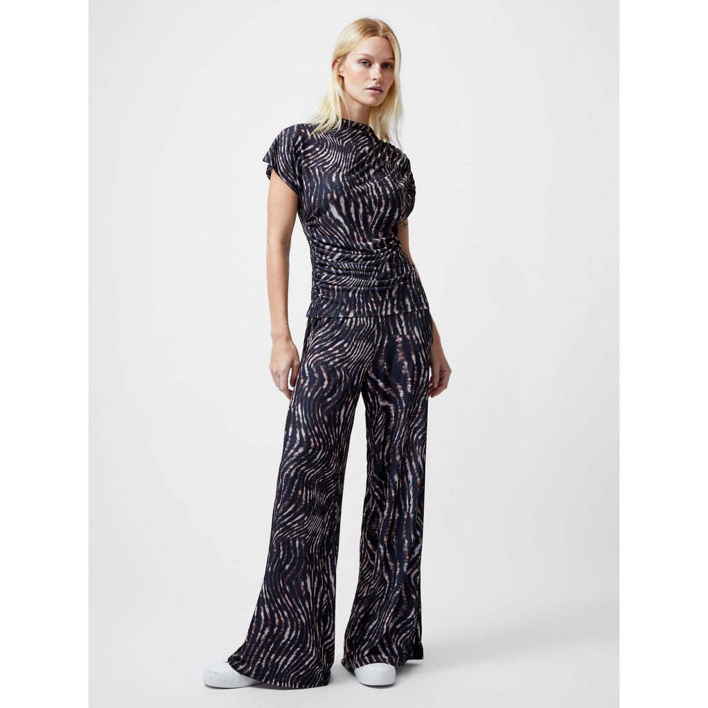 Zina Portia Cap Sleeve Printed Top