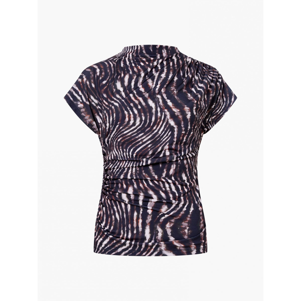 Zina Portia Cap Sleeve Printed Top