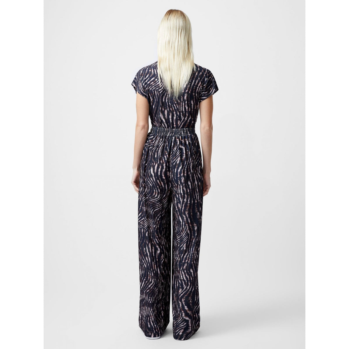 Zina Portia Wide Leg Printed Trousers