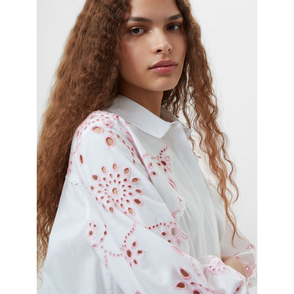 Cambria Cotton Embroidered Long Sleeve Shirt
