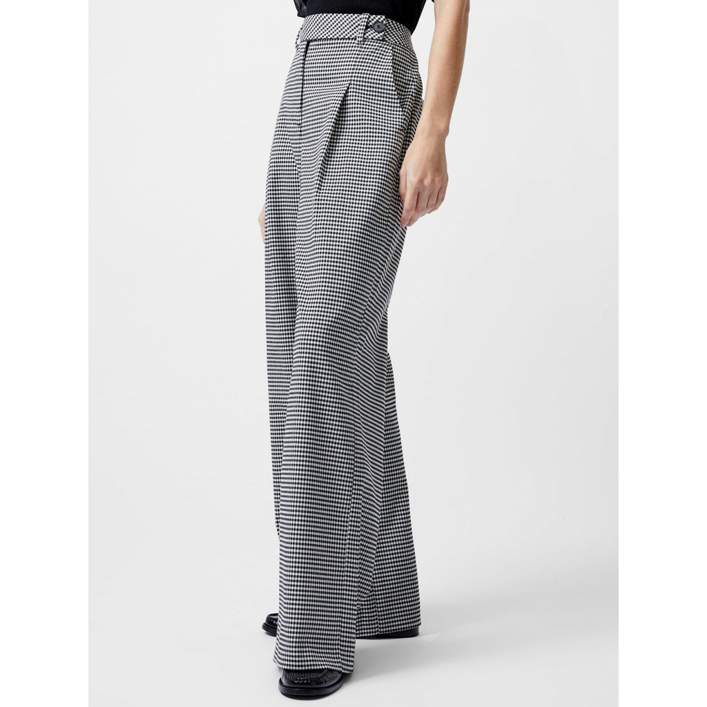Holden Houndstooth Wide Leg Trousers