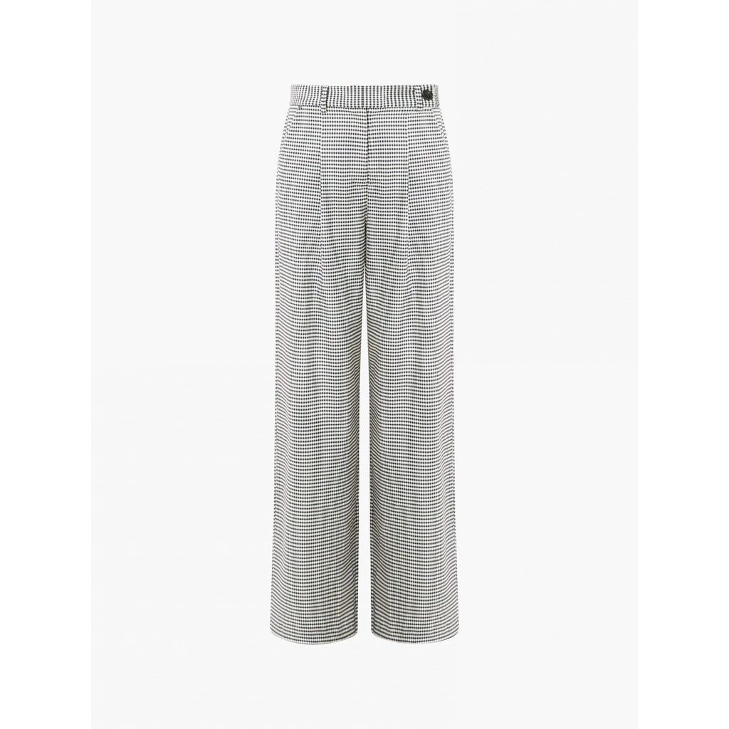 Holden Houndstooth Wide Leg Trousers