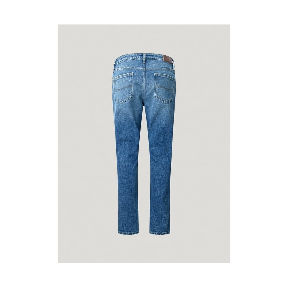 High-Rise Taper Fit Jeans - Violet