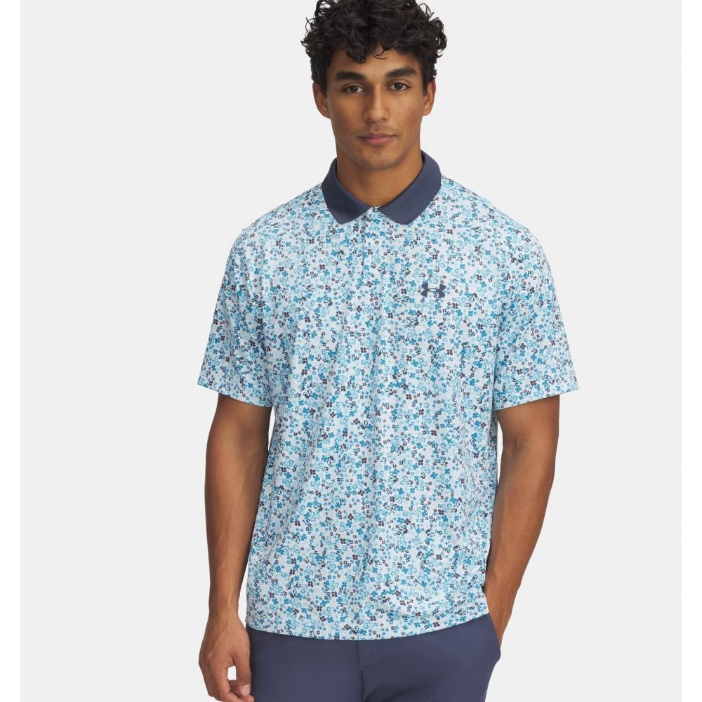 Mens UA Matchplay Printed Polo