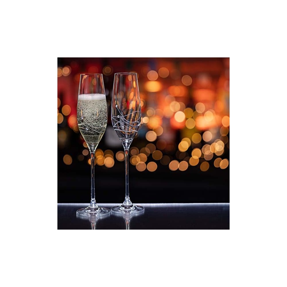 Glitz Champagne Flute, Set of 2