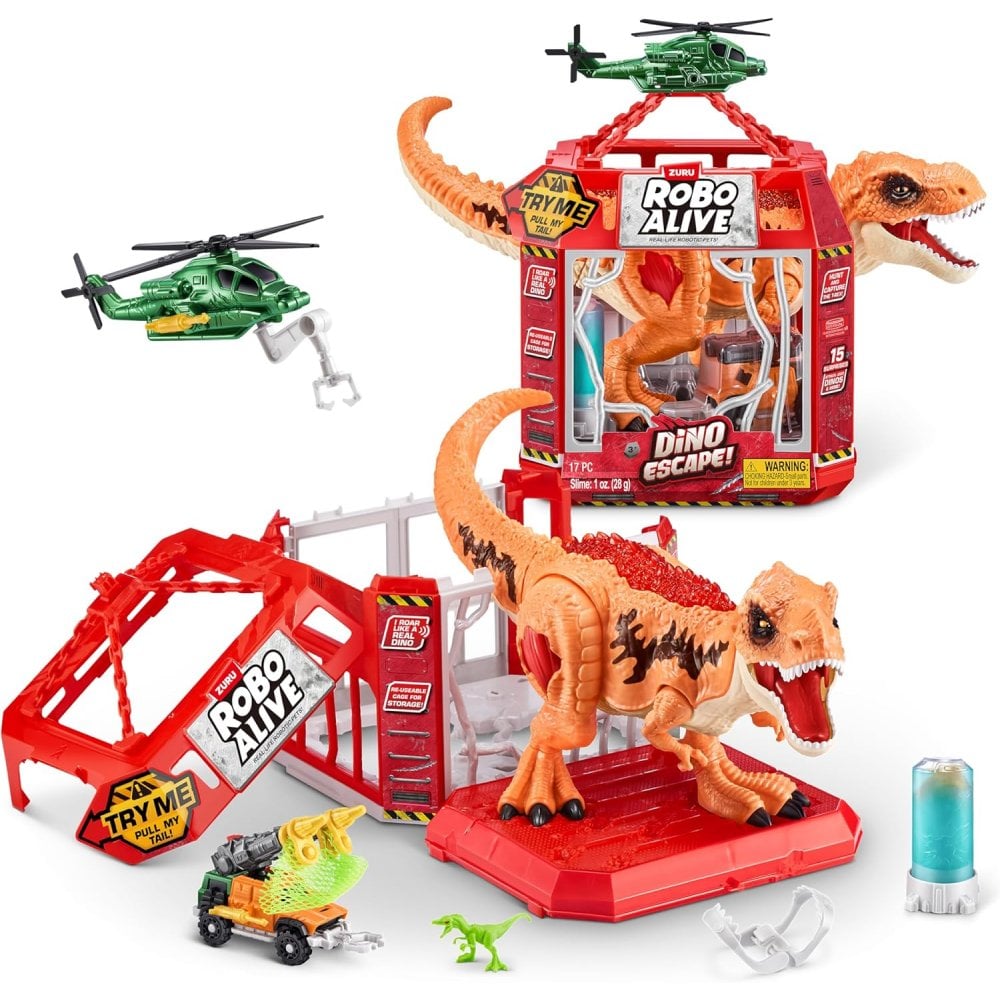 Robo Alive Dino Escape Playset S1