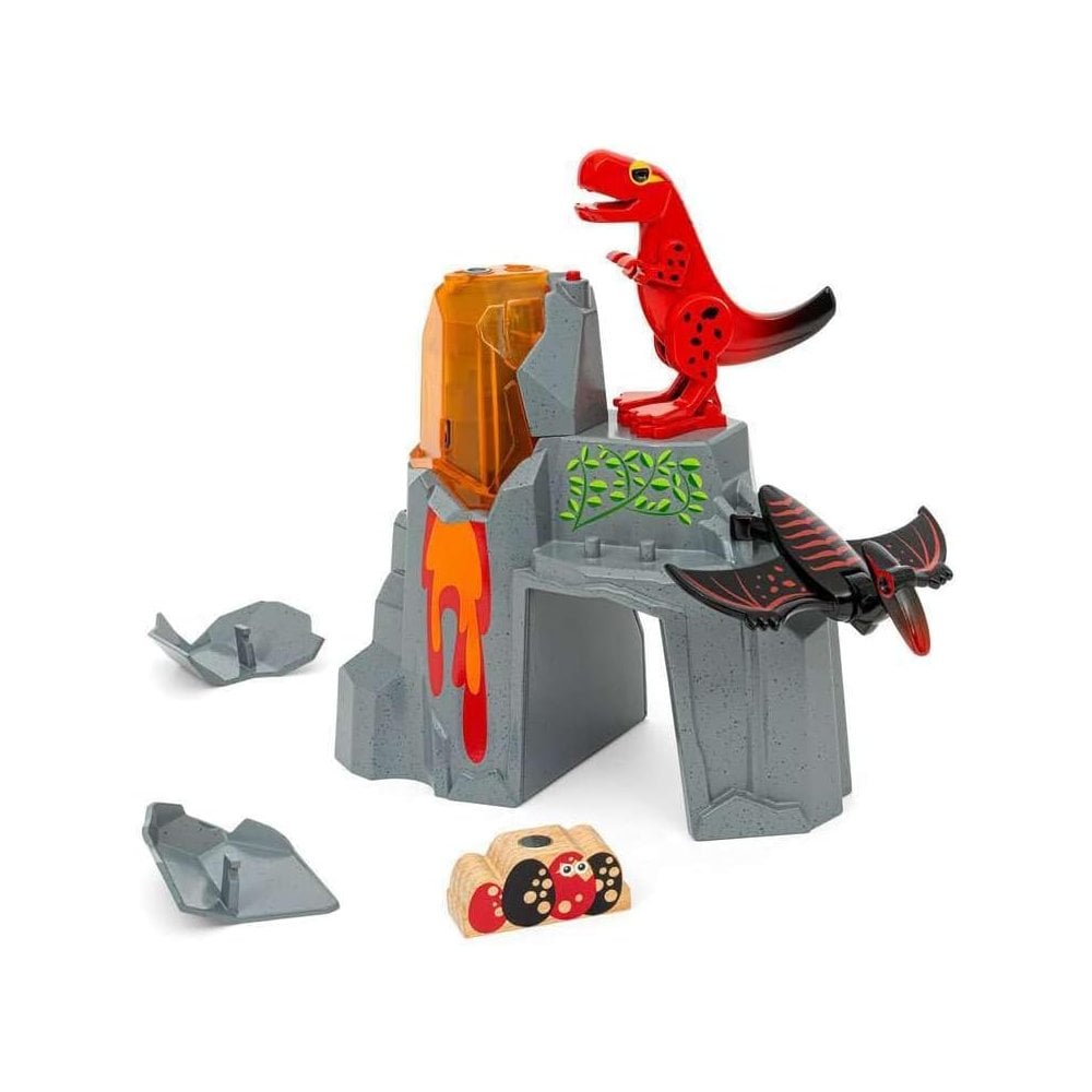 Dinosaur Erupting Volcano