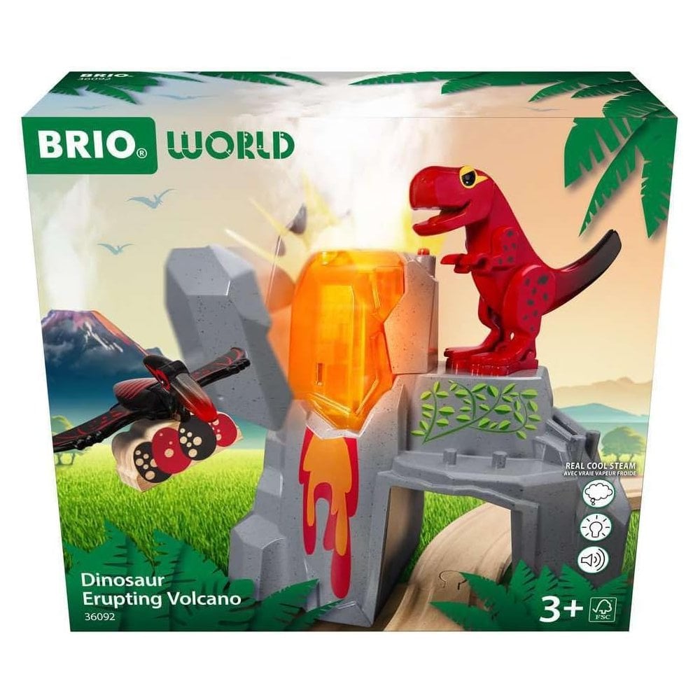 Dinosaur Erupting Volcano