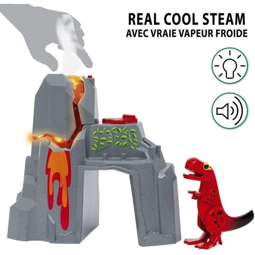Dinosaur Erupting Volcano