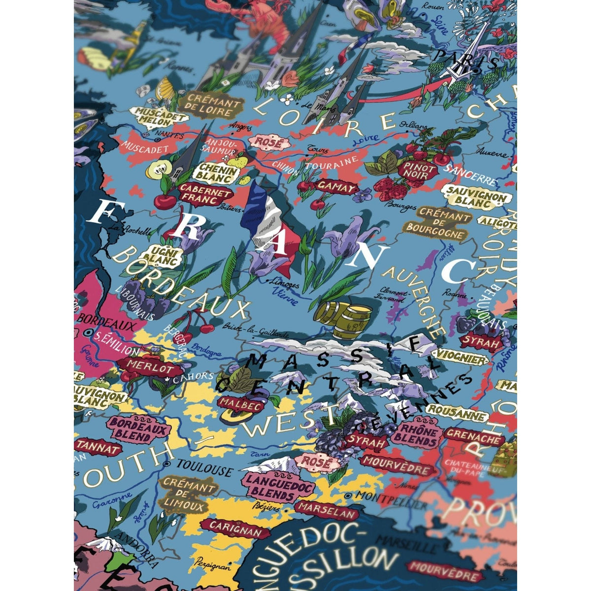 Wine Puzzle - France