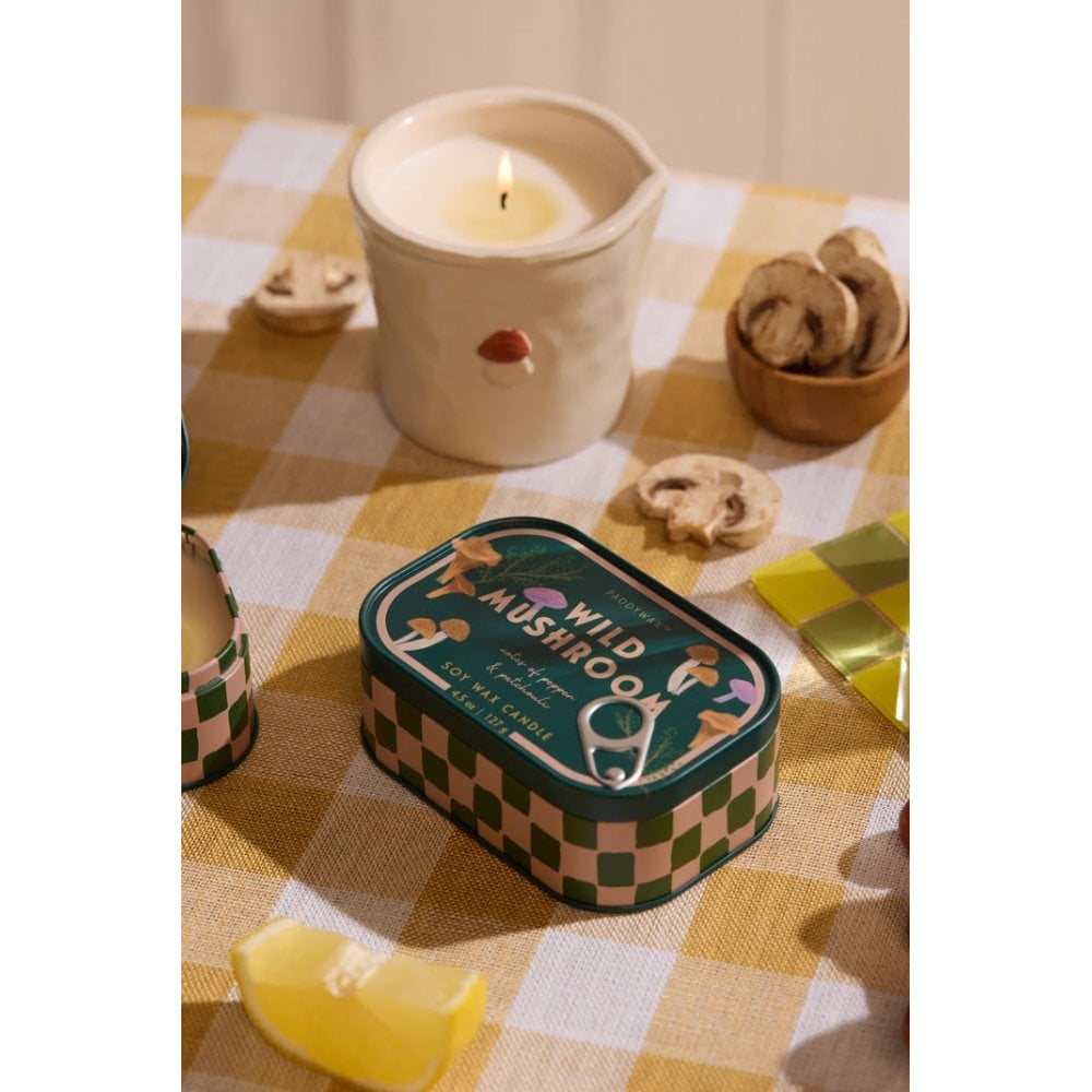 A Dopo 8 oz Handpainted "Hearts" Ceramic - Rosewood Vanilla