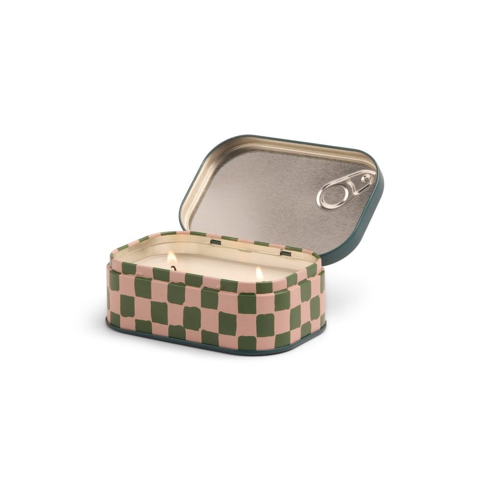 A Dopo 8 oz Handpainted "Hearts" Ceramic - Rosewood Vanilla