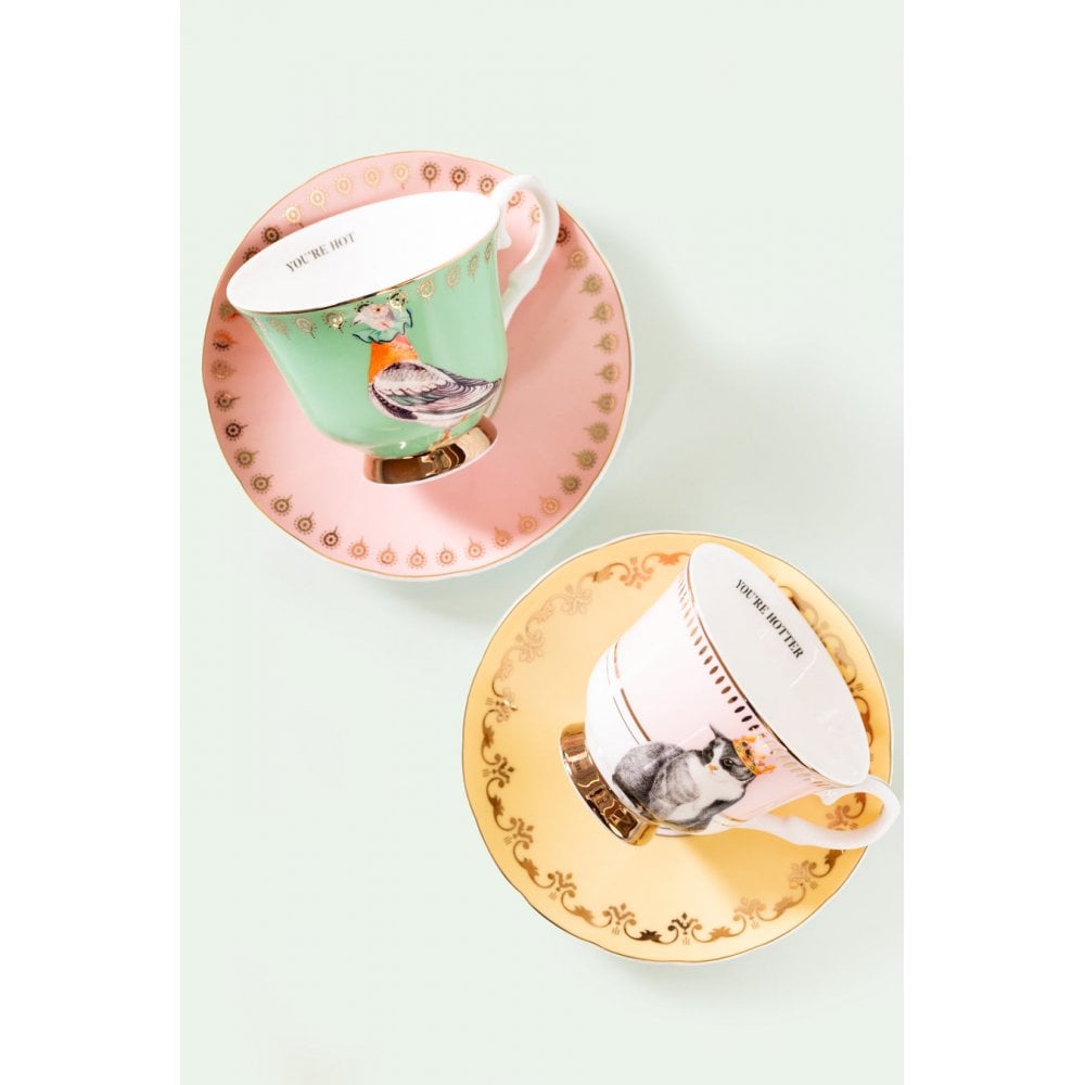 Best of British Teacup & Saucers (Set of 2)