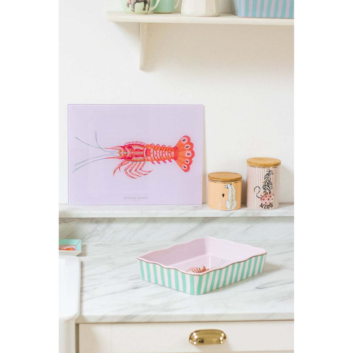 Lobster Glass Worktop Saver