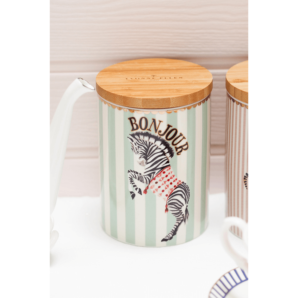 Zebra Storage Jar (Medium)