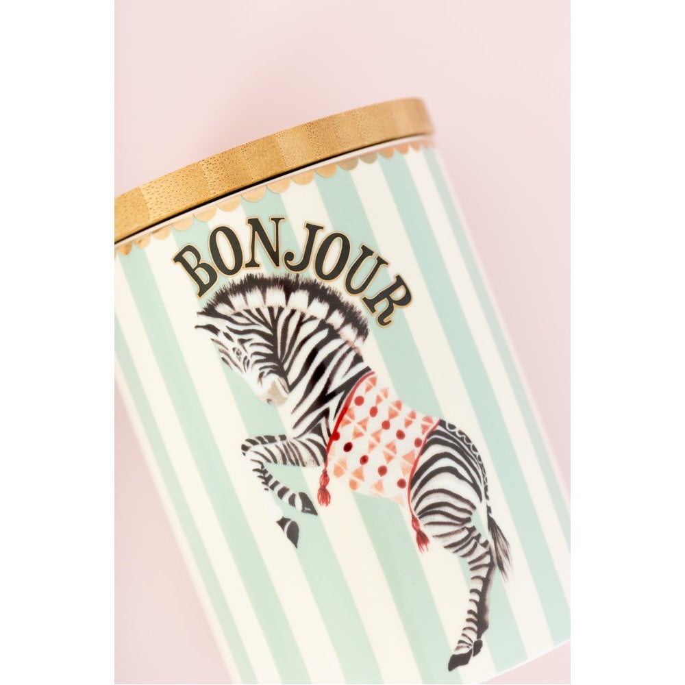 Zebra Storage Jar (Medium)