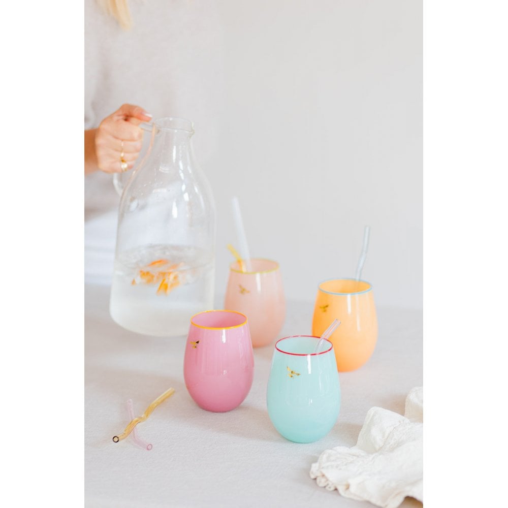 Bee Glass Tumblers (Set Of 4)