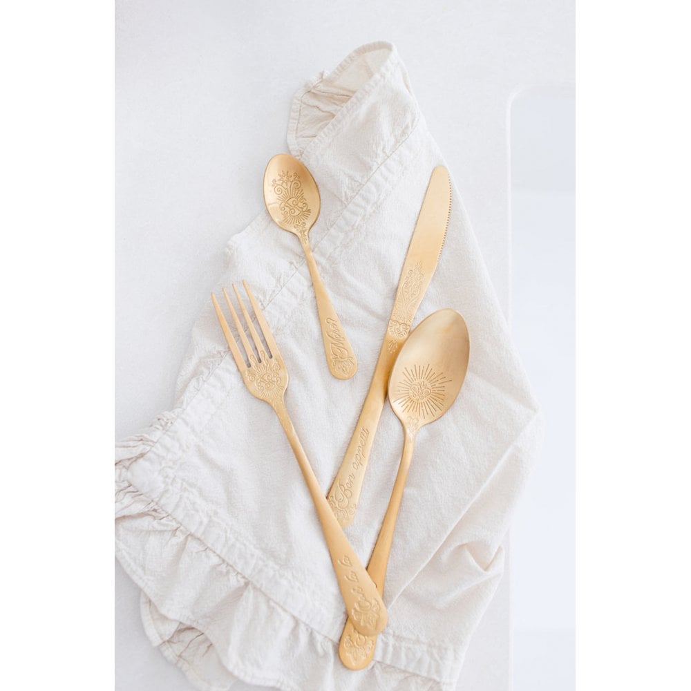 Gold Cutlery Set (16pcs)