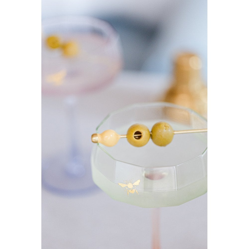 Bee Coupe Glasses (Set of 2)