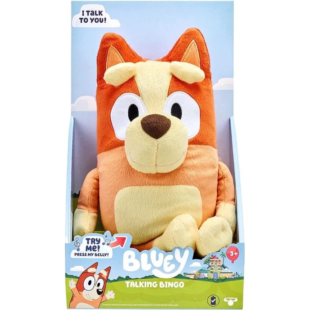 Bluey Bingo Large 30cm Talking Sounds Plush
