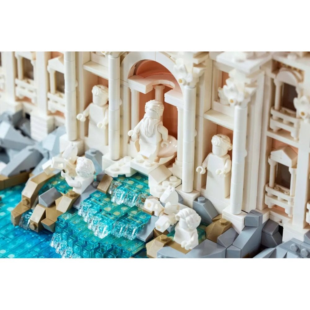 Architecture Trevi Fountain - Baroque Monument Model