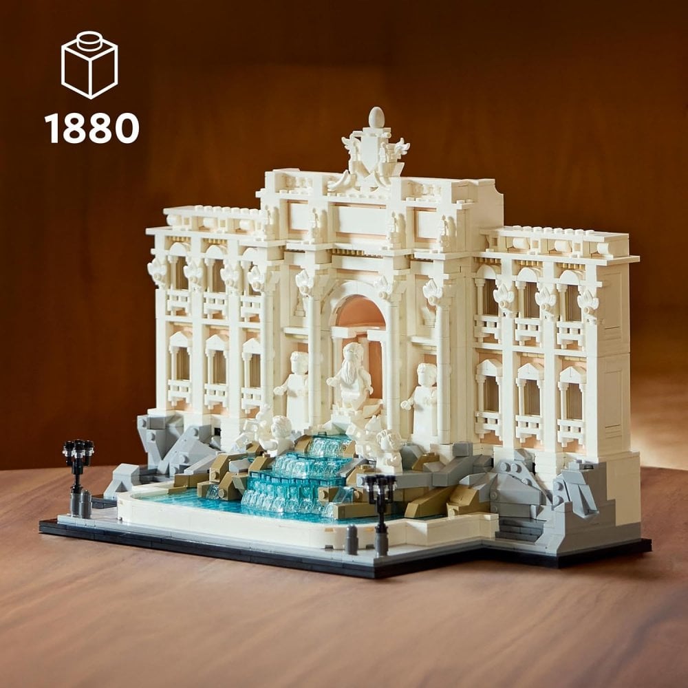 Architecture Trevi Fountain - Baroque Monument Model