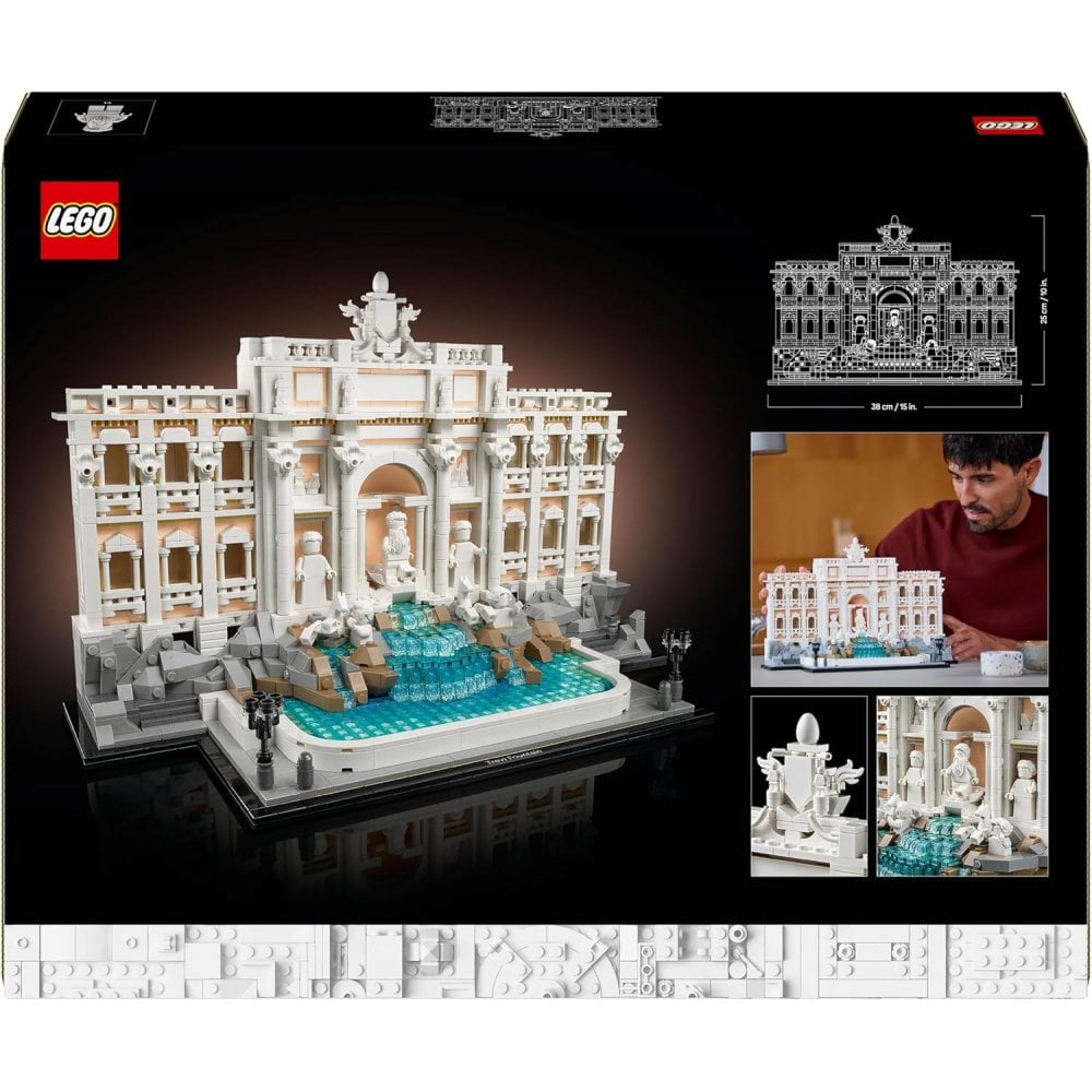 Architecture Trevi Fountain - Baroque Monument Model