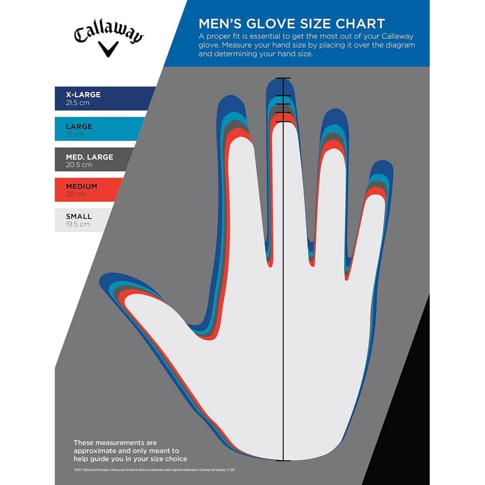 Golf Tour Authentic Men's Golf Glove 2025 - Left Hand