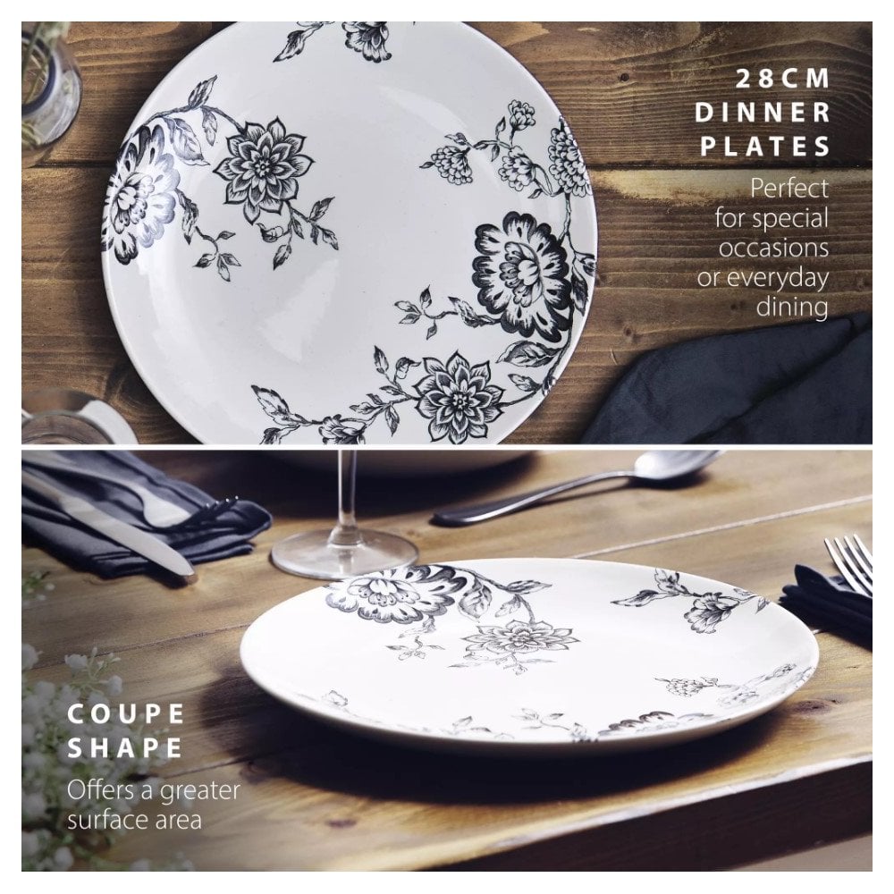 Botanical Night Dinner Plate