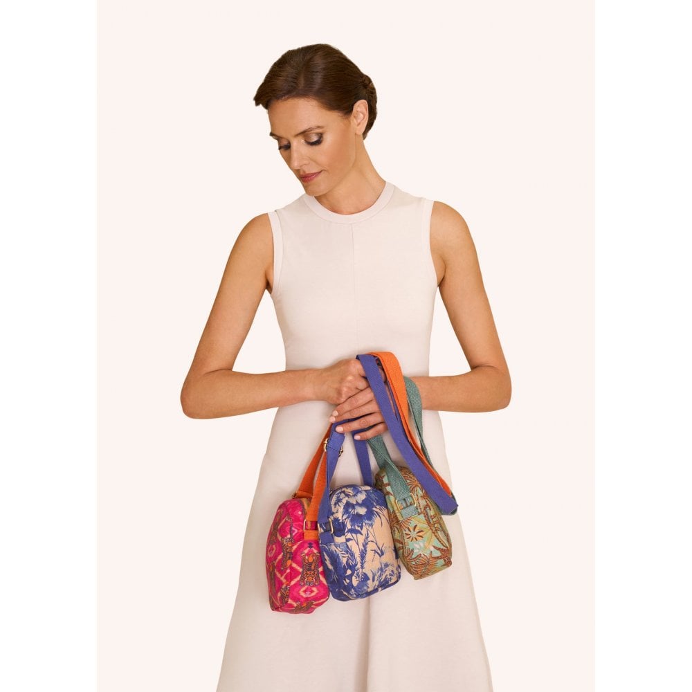 China Blue Blooms Canvas Out & About Bag