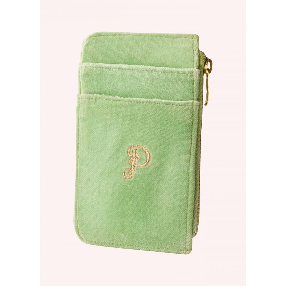 Ikat Tiger Velvet Card Holder
