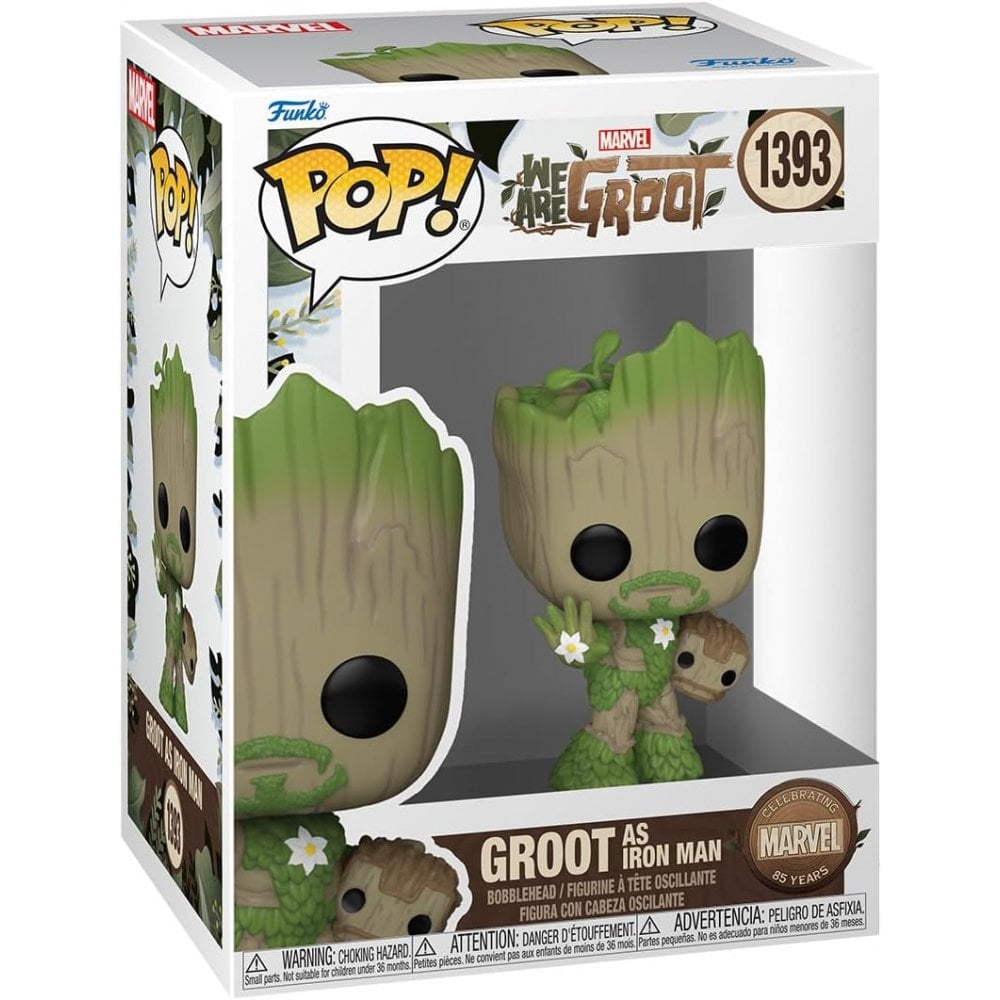 Funko Pop! Marvel: WAG - Iron Man - We Are Groot