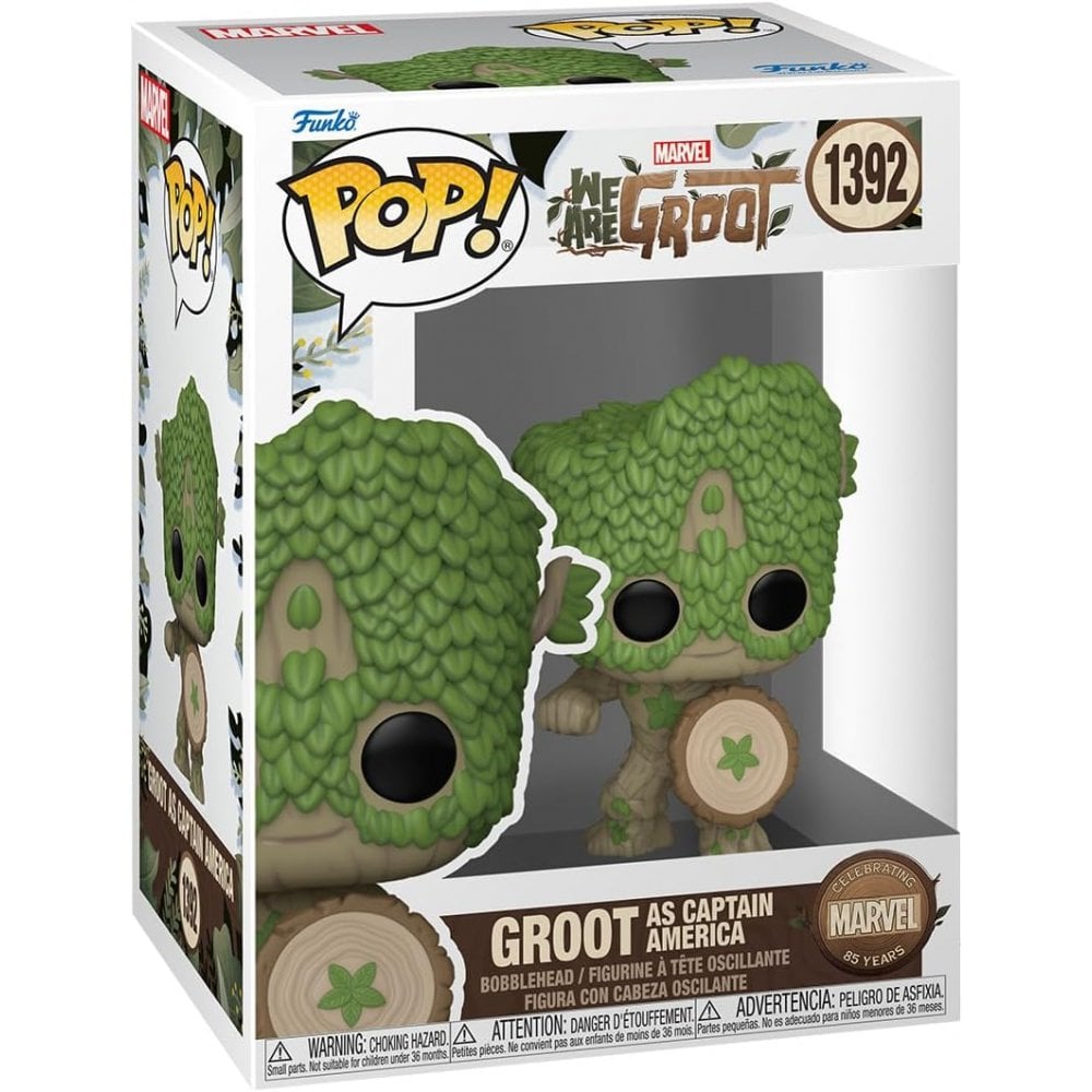 Funko Pop! Marvel: WAG - Captain America - We Are Groot