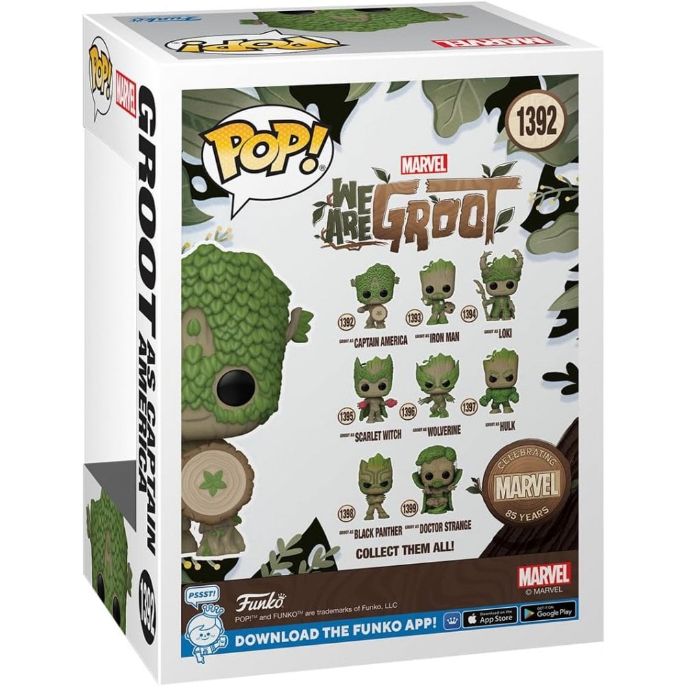 Funko Pop! Marvel: WAG - Captain America - We Are Groot