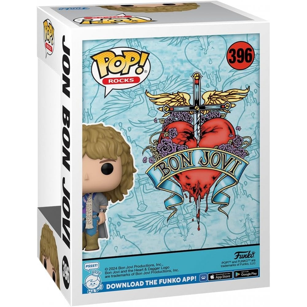 Funko Pop! Rocks: Jon Bon Jovi Jovi - (1980's)