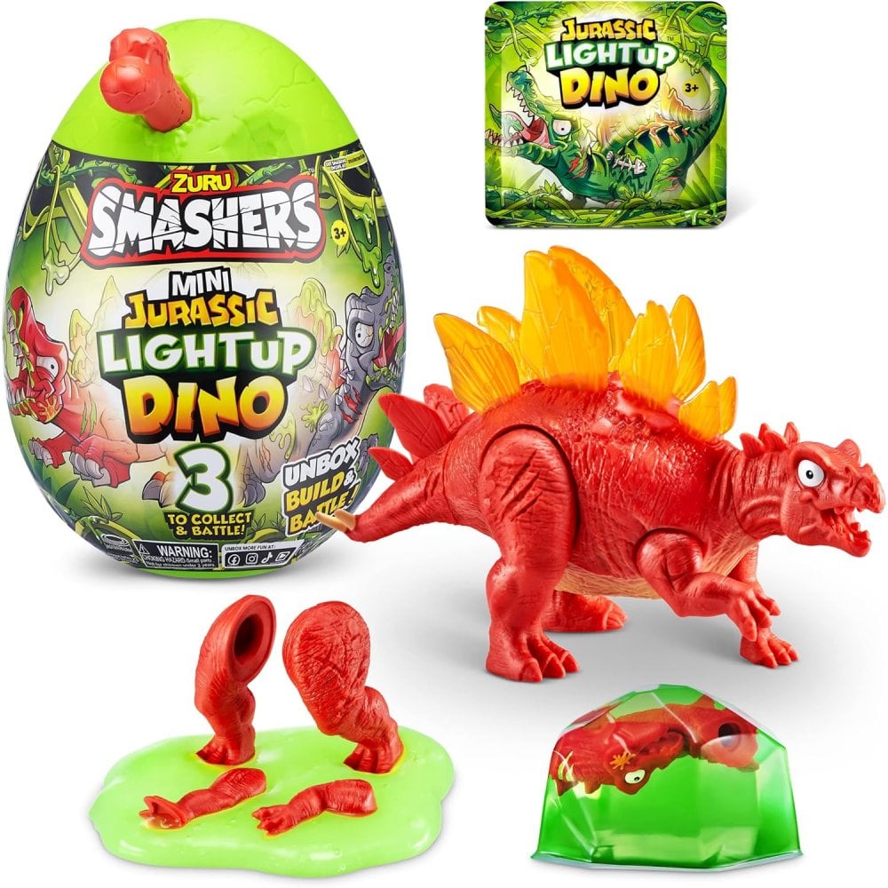 Smashers Jurassic S1 Mini Light Up Dino Assorted