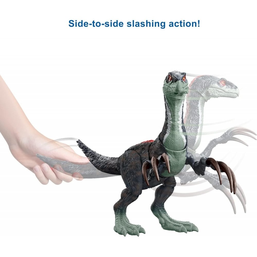 Jurassic World Dominion Dinosaur Toy, Sound Slashin Therizinosaurus