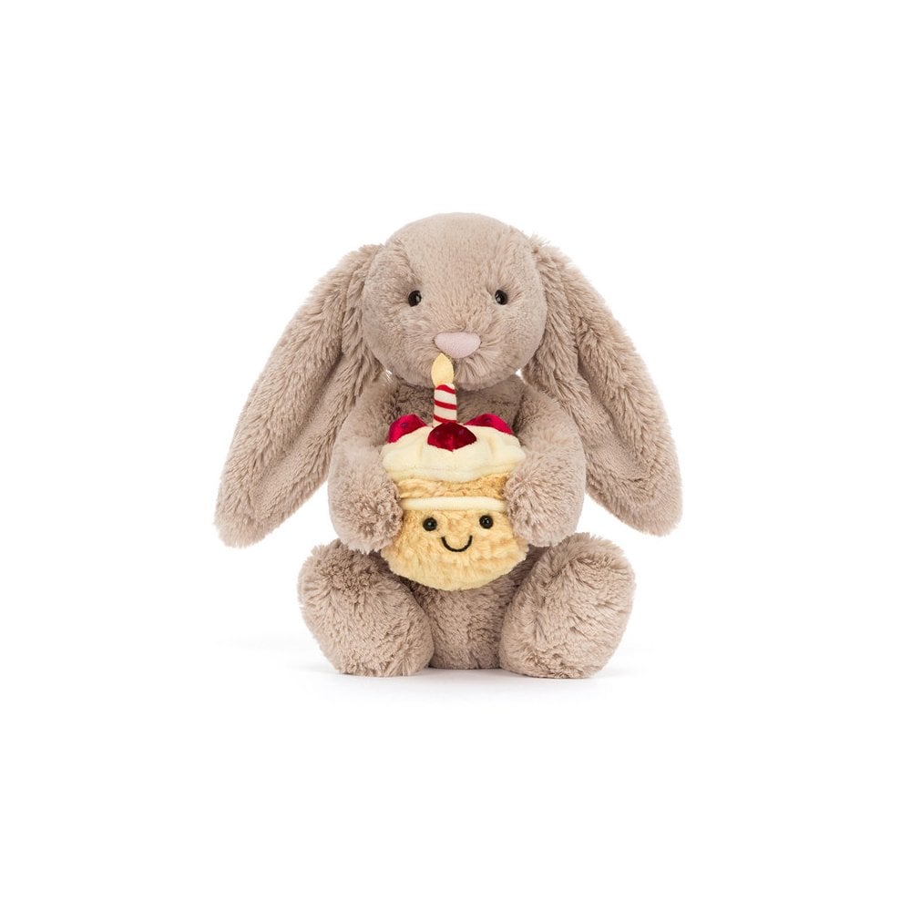 Bashful Beige Birthday Bunny