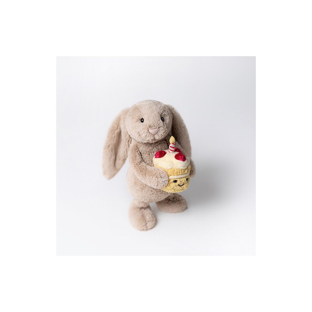 Bashful Beige Birthday Bunny