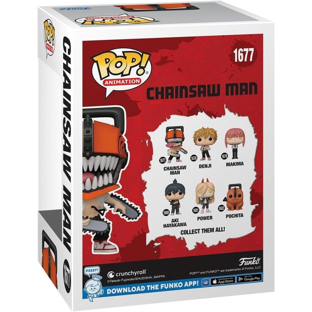 Funko Pop! Animation - CSM - Chainsaw Man - 1/6 Odds for Rare Chase Variant - Bloody