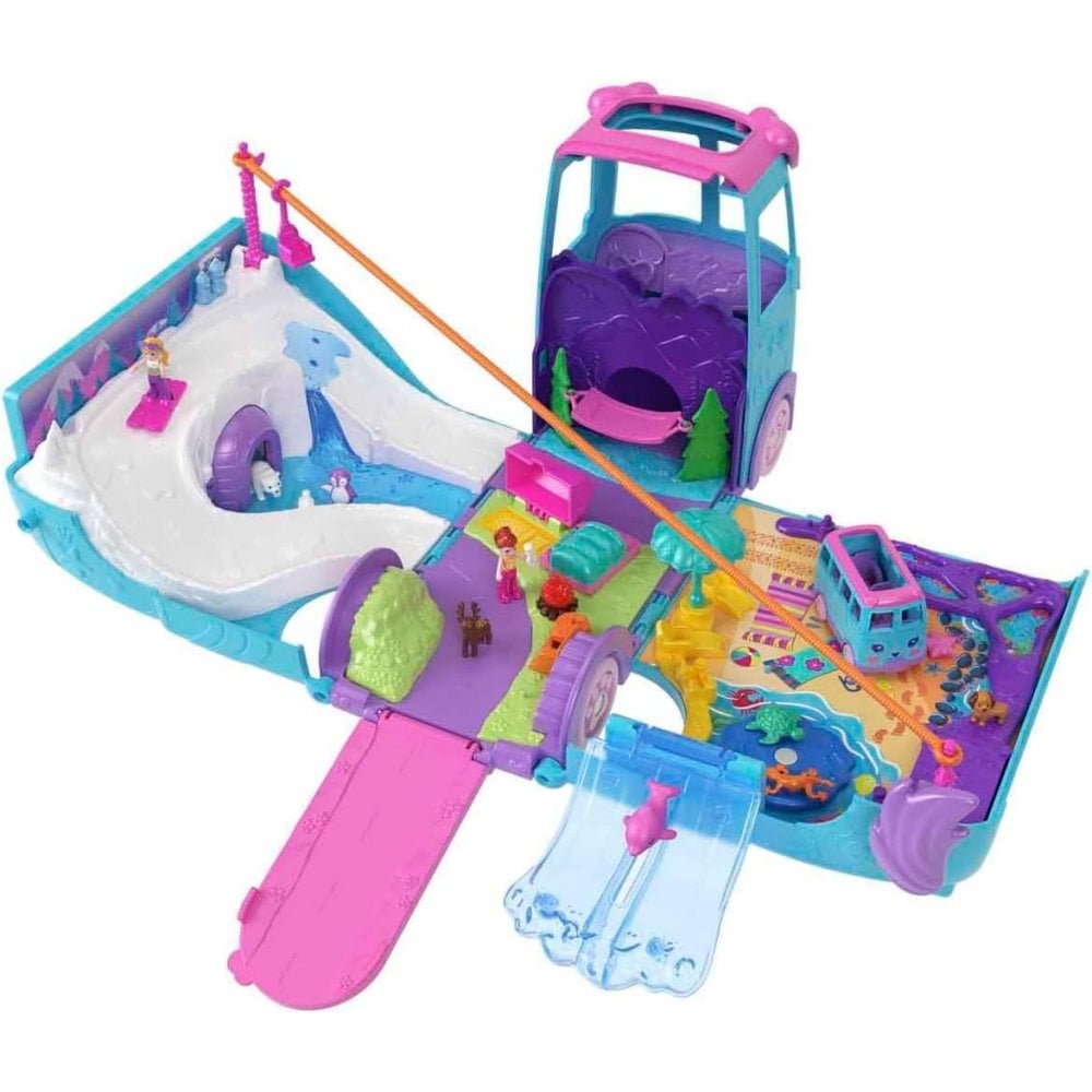Polly Pocket - Pet Mobile Adventure Playset