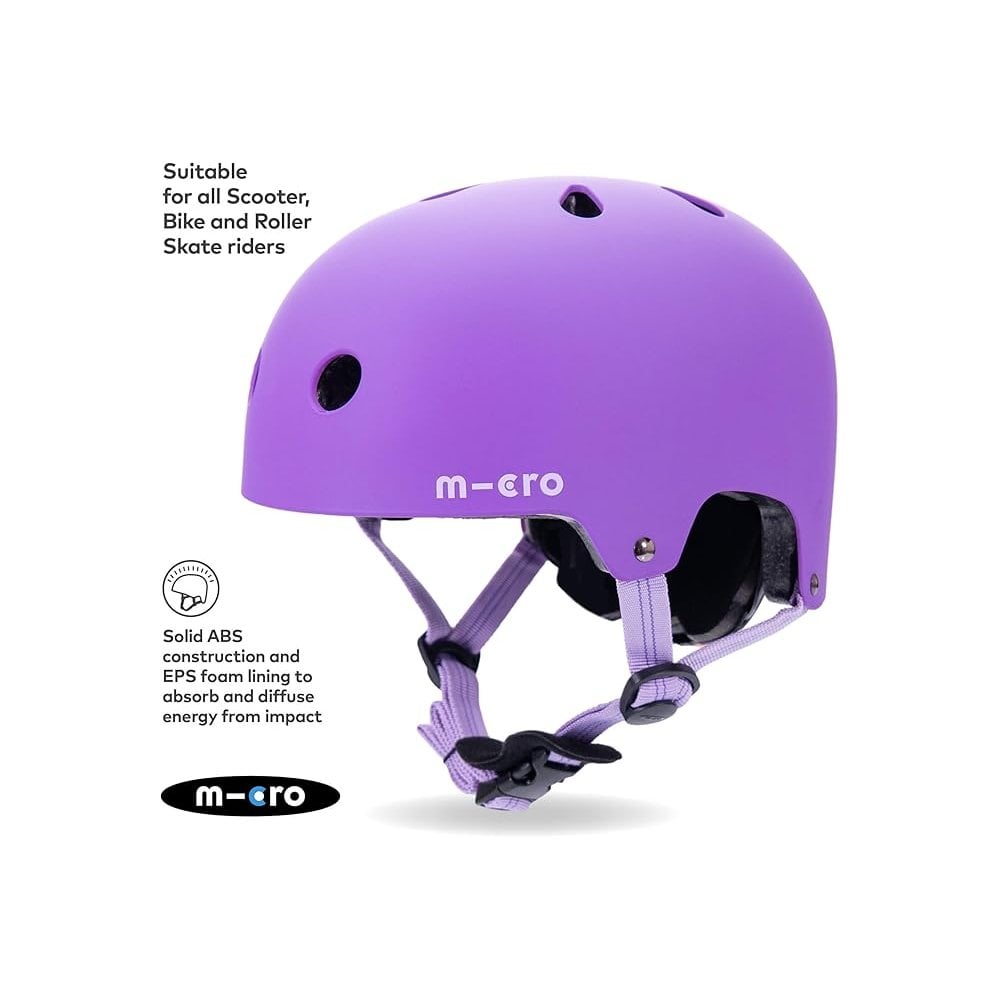 Purple Matt Helmet Small (48-54cm)