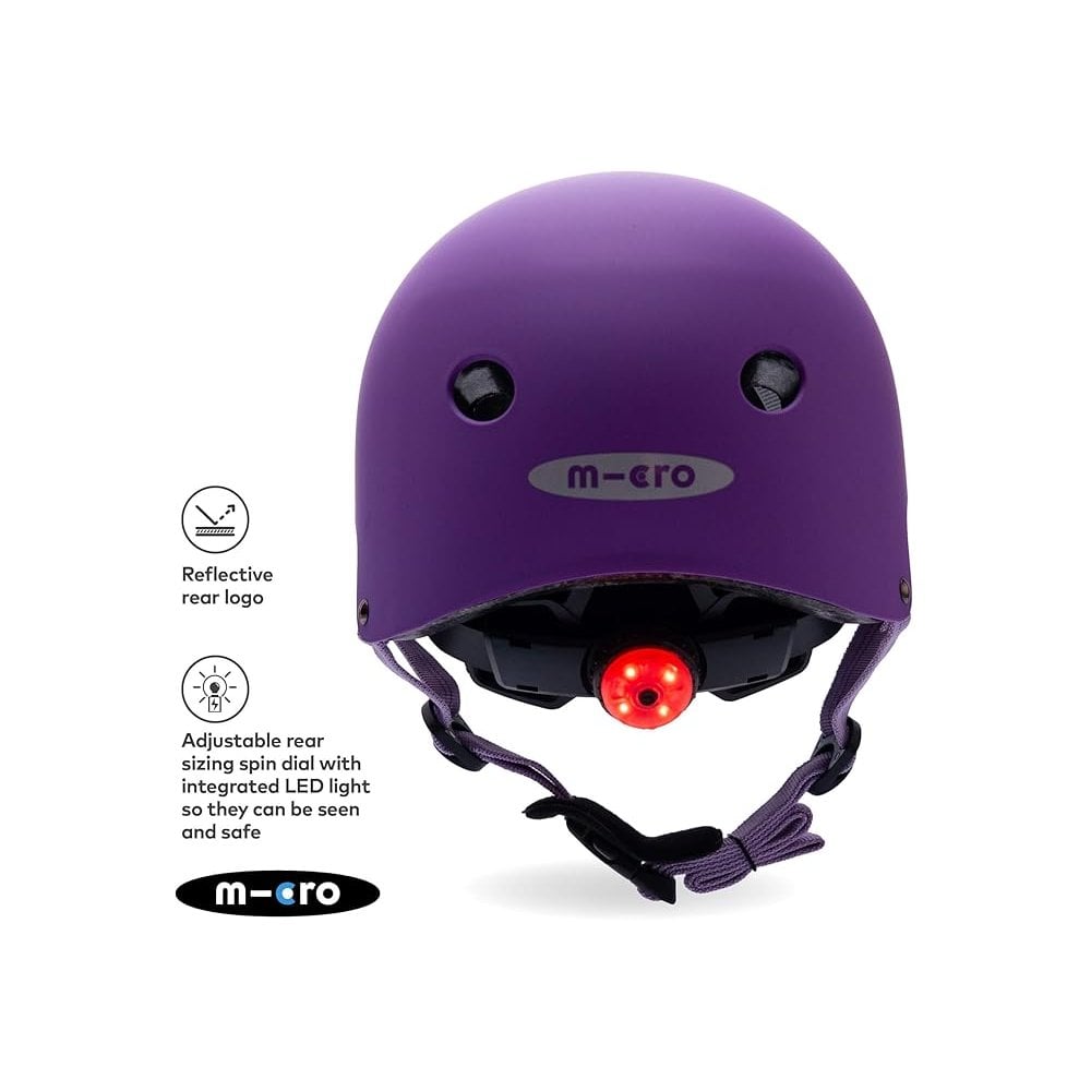 Purple Matt Helmet Small (48-54cm)