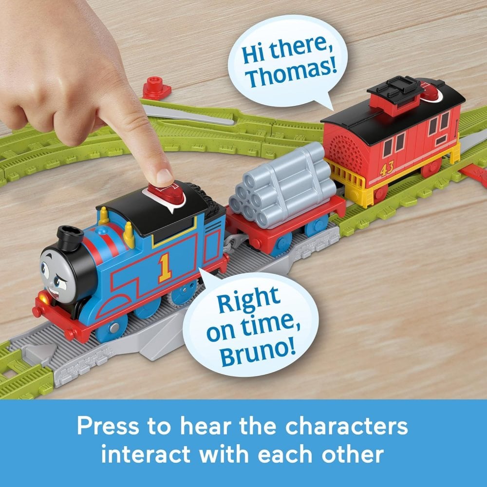 Talking Thomas & Brake Car Bruno Train Set