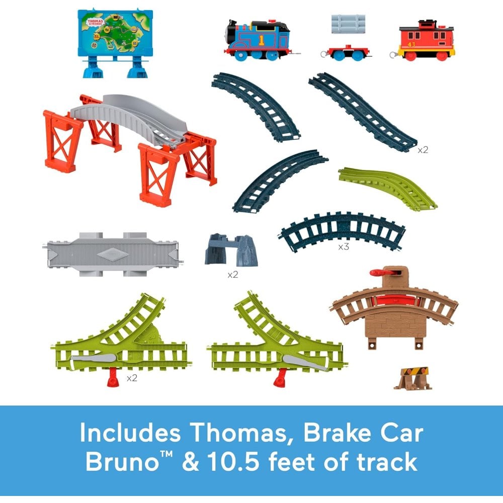 Talking Thomas & Brake Car Bruno Train Set