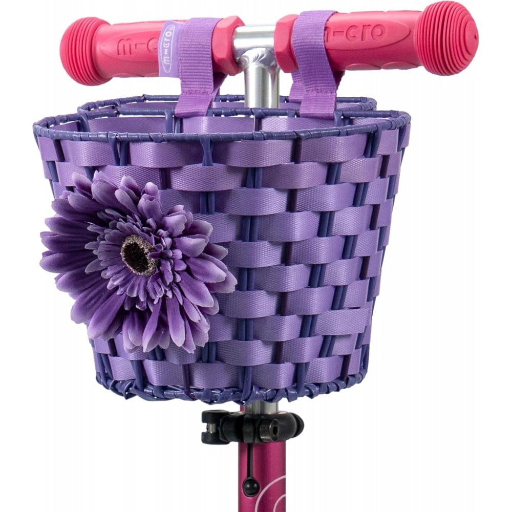 Scooter and Bike Basket with Flower