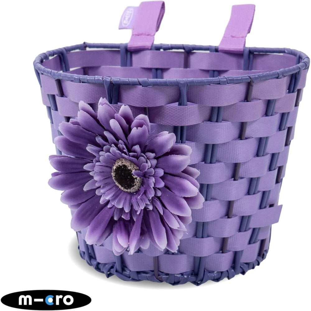 Scooter and Bike Basket with Flower