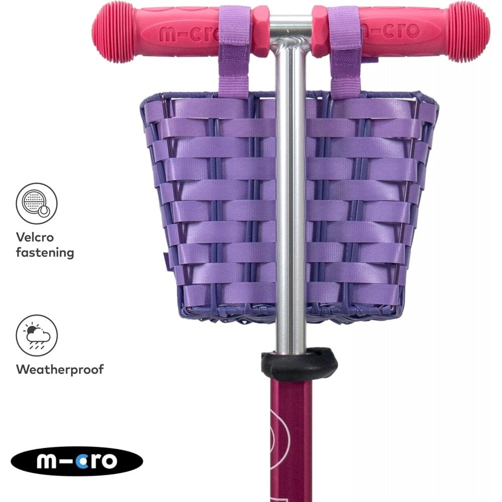 Scooter and Bike Basket with Flower