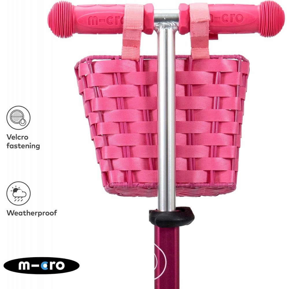 Scooter Basket MS ECO Pink