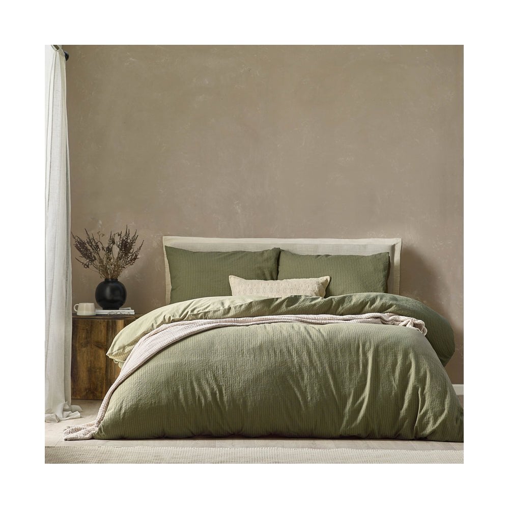 Malton Stripe 100% Cotton Duvet Cover Set